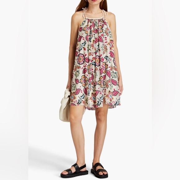 NWOT Rag & Bone Bailey Silk Blend Mini Floral Sleeveless Dress size Medium - Picture 1 of 11